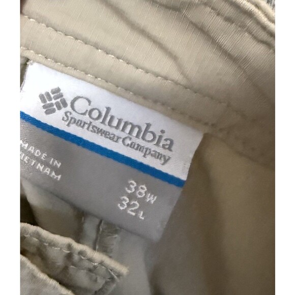 Columbia Pants 38x32 Inseam 31 Omnishield Zip Off Shorts Hiking Convertible READ - Picture 3 of 13